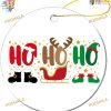 2023 Santa Hat & Boots Ornaments, Funny Christmas Ornaments for Family Tree