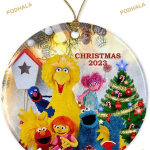 2023 Sesame Street Elmo Keepsake, Friends Christmas Tree Ornaments