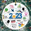2023 Trending Topics Ornament, Funny Keepsake Family & Friends Gift
