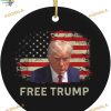2023 Trump Legend Mug Shot Ornament, Personalized Family Ornaments