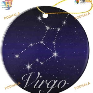 2023 Virgo Zodiac Constellation Ornament, Custom Family Ornaments