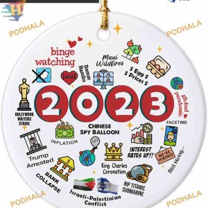 2023 Year in Review, Friends Christmas Ornaments