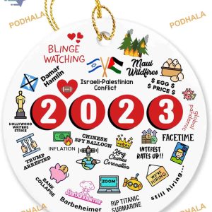2023 Year to Remember Ornament, Personalized Family Ornaments