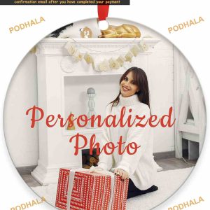 3D Ceramic Custom Photo Christmas Ornament 2023 Unique Tree Keepsake