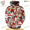 3D Christmas Cat Printed Hoodie, Creative Xmas Gift