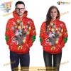 3D Deer Print Xmas Hoodie, Creative Christmas Gifts