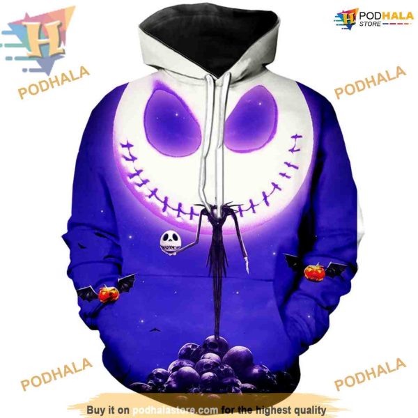 3D Nightmare Jack & Sally Hoodie, Creative Christmas Gifts