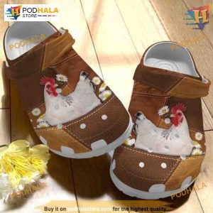 3D Print Chicken Crocs, Water Shoes for Farm Animal Fans, Rooster Design