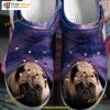 3D Pug Band Unique Dog Lover Crocs, Animal Classic Clog Style