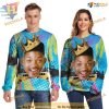 3D Young Man Xmas Face Hoodie, Creative Christmas Gifts