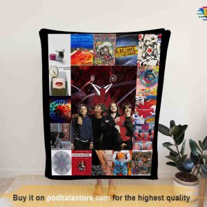 90s Rock Band Nostalgia, Fleece Blanket Photo Blanket, Creative Christmas Gifts