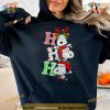90s Snoopy Ho Ho Ho Christmas Hoodie, Retro Peanuts Gift