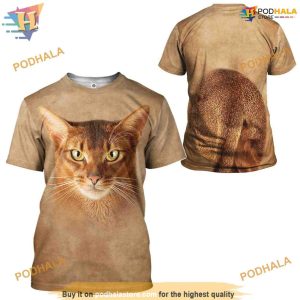 Abyssinian Cat Costume Full All Over Printed 3D Hoodie Sweatshirt 2
