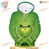Adult Grinch Cosplay Hoodie, 3D Christmas Fun, Funny Christmas Gift Ideas
