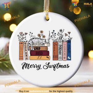 Albums As Books Ceramic Ornament Family Christmas Ornaments Xmas Gift 2