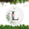 Alphabet Initial L 2023 Ceramic Christmas Ornament Neighbors Gift