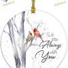 Always with You Cardinal 2023 Memorial Ornament, Personalized Sympathy Gift