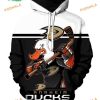Anaheim Ducks Hoodie 3D, Ultra-cool Long Sleeve, Unique Fan Gifts