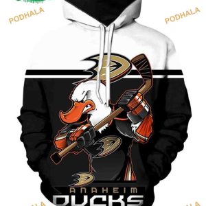 Anaheim Ducks Hoodie 3D Ultra cool Long Sleeve Unique Fan Gifts 1