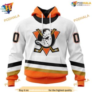 Anaheim Ducks Reverse Retro Kits 2023 Mighty Ducks Hoodie 3D with Personalization 1