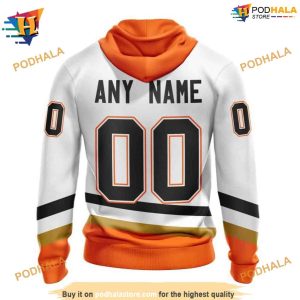 Anaheim Ducks Reverse Retro Kits 2023 Mighty Ducks Hoodie 3D with Personalization 2