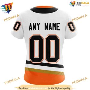 Anaheim Ducks Reverse Retro Kits 2023 Mighty Ducks Hoodie 3D with Personalization 4