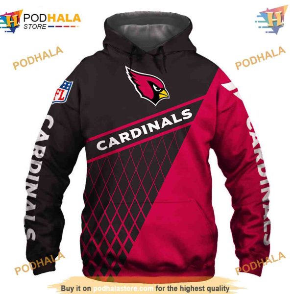 Arizona Cardinals 3D Hoodie Cheap Sweatshirt, Ideal Fan Gift
