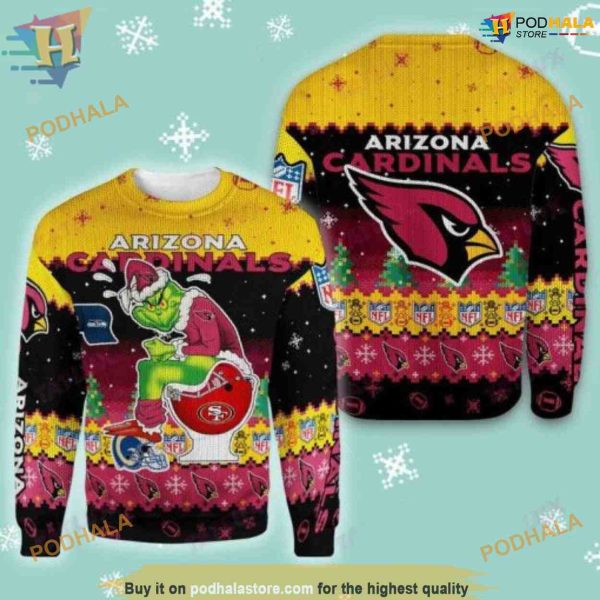 Arizona Cardinals & Grinch Team Up for the Ultimate NFL Christmas Sweater