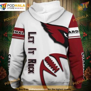 Arizona Cardinals Hoodie 3D Graphic Balls Cheap Sweatshirt Team Apparel 2