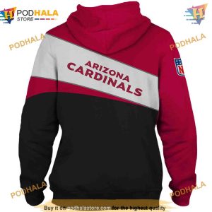 Arizona Cardinals Hoodie 3D Long Sleeve Pullover New Season Fan Gear 2
