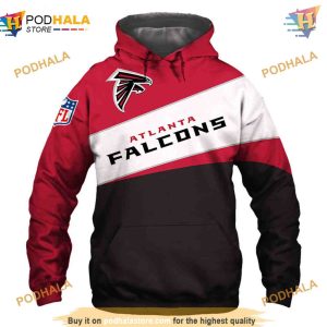 Atlanta Falcons 3D Hoodie, Long Sleeve Pullover for New Season