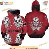 Atlanta Falcons 3D Hoodie, Skull Graphic for Halloween