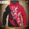 Atlanta Falcons Cartoon Player Hoodie, 3D Cute NFL Apparel