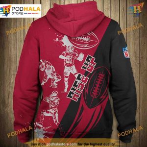 Atlanta Falcons Cartoon Player Hoodie 3D Cute NFL Apparel 2