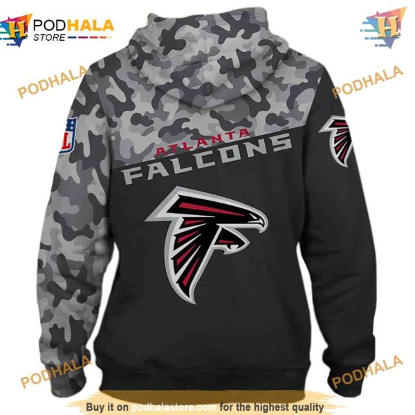 Atlanta Falcons Military Hoodies, New Season 3D Sweatshirt