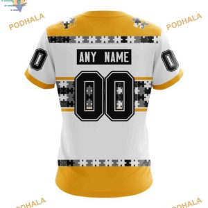 Autism Awareness Custom Name NHL Boston Bruins Hoodie 3D Supportive Apparel 4