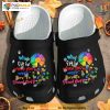 Autism Awareness Puzzle Flower Crocs, Creative Christmas Gifts