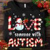 Autism Awareness Snowman Christmas Shirt, Funny Christmas Shirt For Family