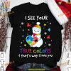 Autism Snowman Christmas Tee, Family Christmas Shirt Ideas