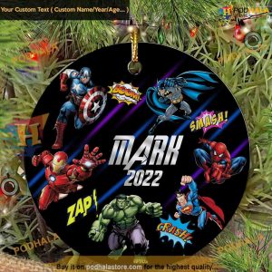 Avengers Marvel Ornament, Custom Christmas Gift jwN