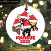 Avengers Marvel Ornament, Personalized Christmas QTz