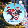 Avengers Themed Ornament, Personalized Marvel Christmas