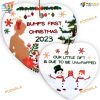 Baby Bumps First Christmas 2023 Pregnancy Announcement, Personalized Family Ornaments