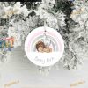 Baby In Heaven Angel Christmas Ornament, Personalized Memorial Gift
