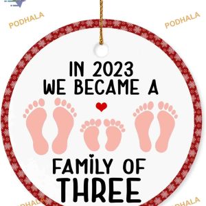 Baby's First Christmas 2023 Ornament, Newborn Gift
