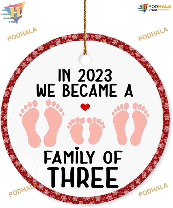 Baby’s First Christmas 2023 Ornament, Newborn Gift