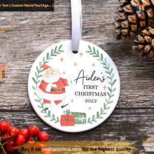 Baby's First Festive Moment Personalized Ornament, Newborn's Keepsake