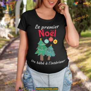 Baby's First Noel Christmas Tree Tee, Family Christmas Shirt Ideas