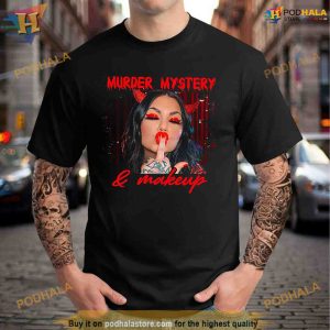 Bailey Sarian Muder Mystery Makeup Suspish Shirt For Women Men