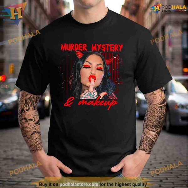 Bailey Sarian Muder Mystery Makeup Suspish Shirt For Women Men